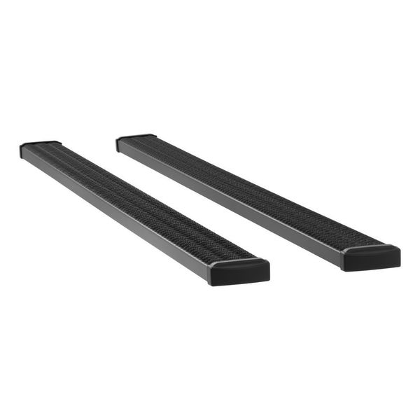 Luverne Truck Equipment GRIP STEP 7IN RUNNING BOARDS BLACK TEXTURED POWDER COAT 415114-401117